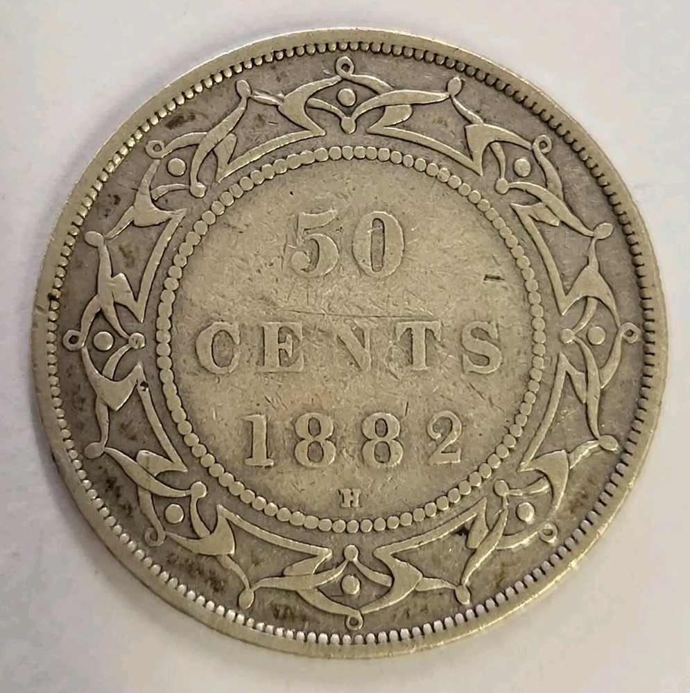 1882 Newfoundland 50 Cents