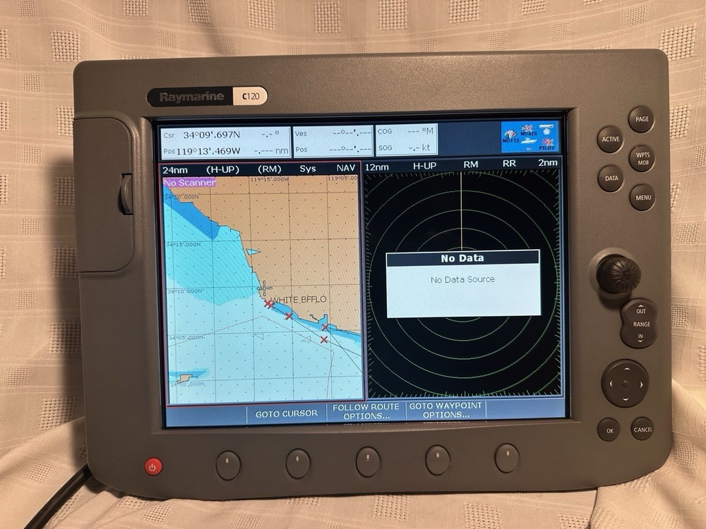 Raymarine C120 Classic Multifunction Display E02022