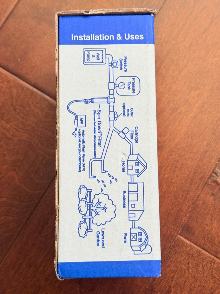Rusco 1-60-F 1" Spin-Down Sediment Filter