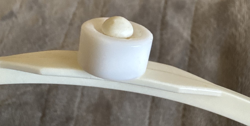 Replacement 8.5” White Microwave Roller Guide Wheel Turntable Support 3 Wheels