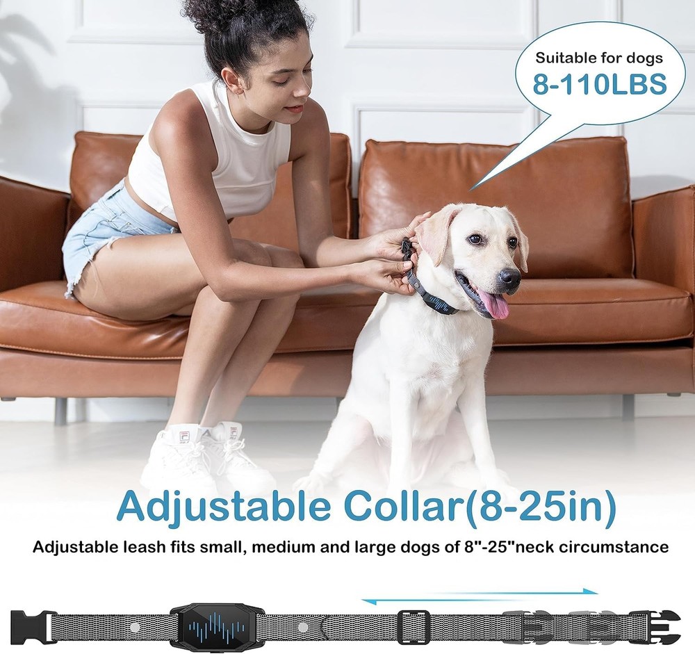 Dog Training Collar with Remote Control, 2500FT Coverage Range and 4 Training...