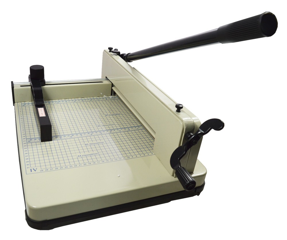 Desktop A4 Size Stack Paper Cutter Guillotine 12.2In Heavy Duty Papper Trimmer