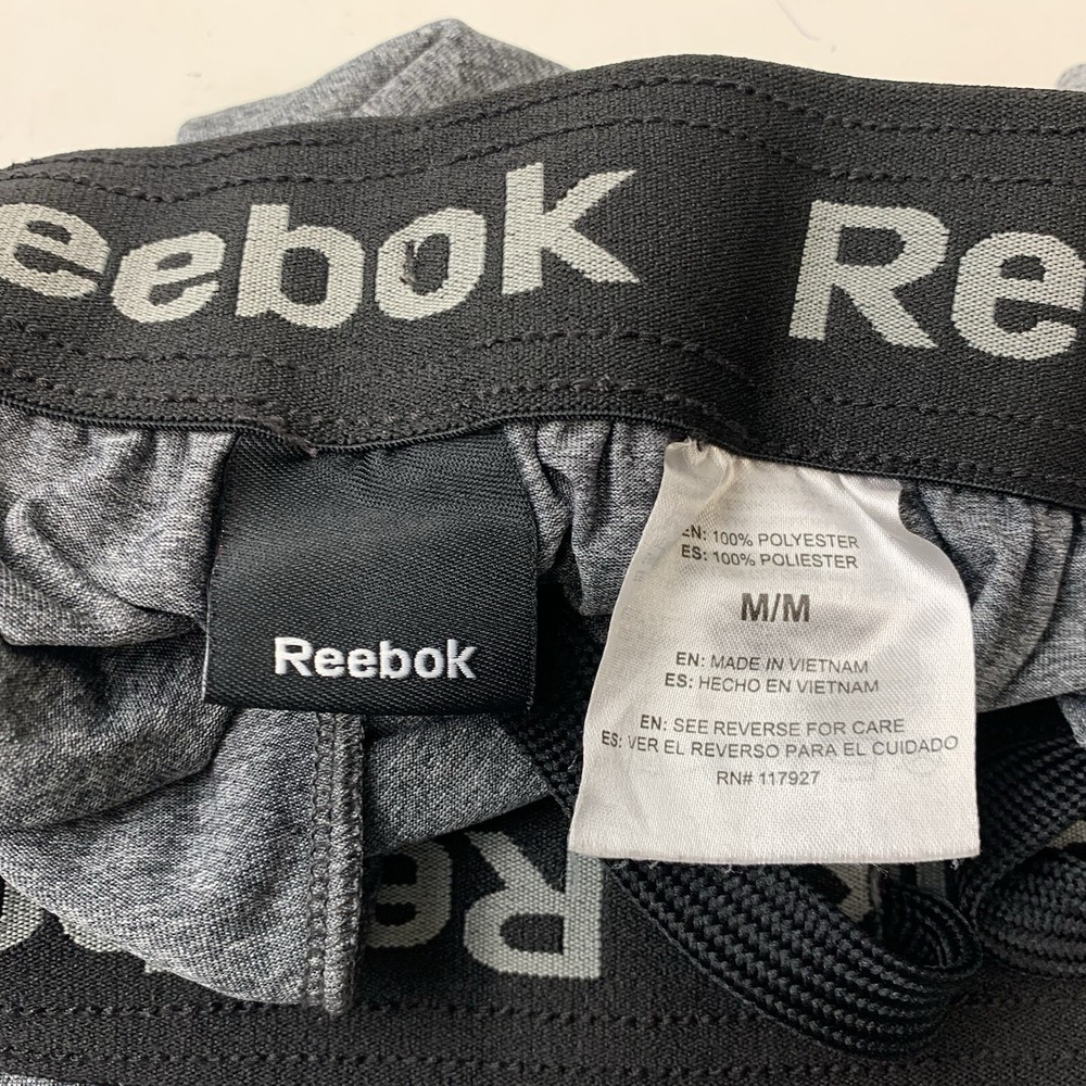 Reebok Mens Medium Gray Elastic Waist Drawstring Pre-Owned