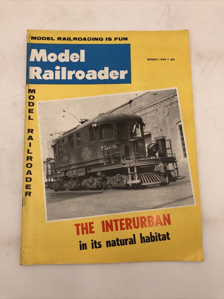 Model Railroader Magazine August 1959