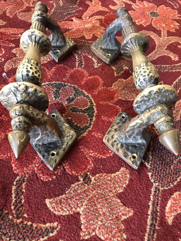 Old Spanish Revival Style Door Pulls