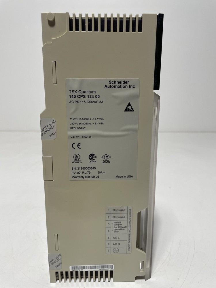 Schneider Electric TSX Quantum 140 CPS 124 00 Power Supply Module