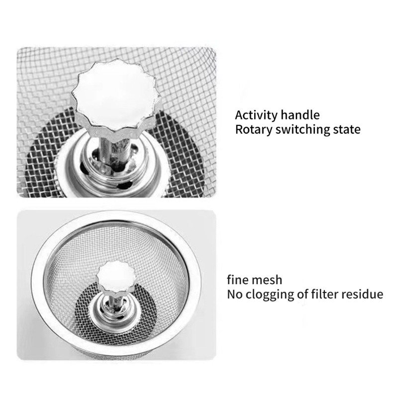 2pcs Sink Plugs Replacement Durable & Reliable Sink Filter for Kitchen Bathroom