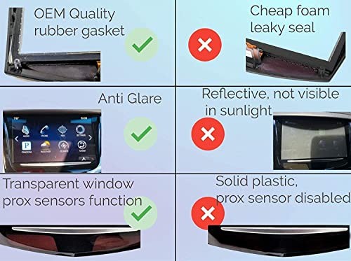 Touch Screen for Cadillac Cue Screen Replacement for 2013-2020 Cadillac ATS