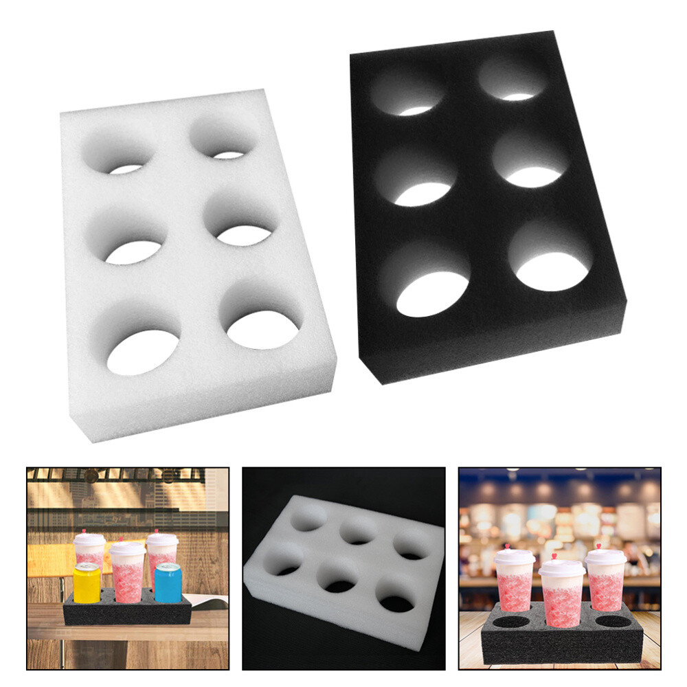 2PCS Practical Cup Carrier Tray Cup Fixing Holders Beverage Packing Boxes