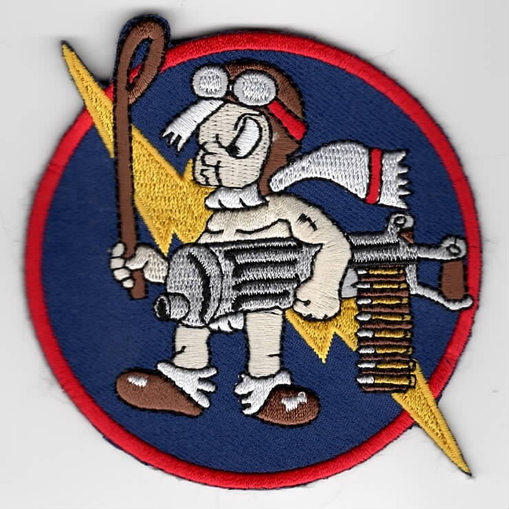 4" 303RD  FIGHTER SQUADRON LIL ABNER A-10 AFRES UNIT BLUE  EMBROIDERED PATCH