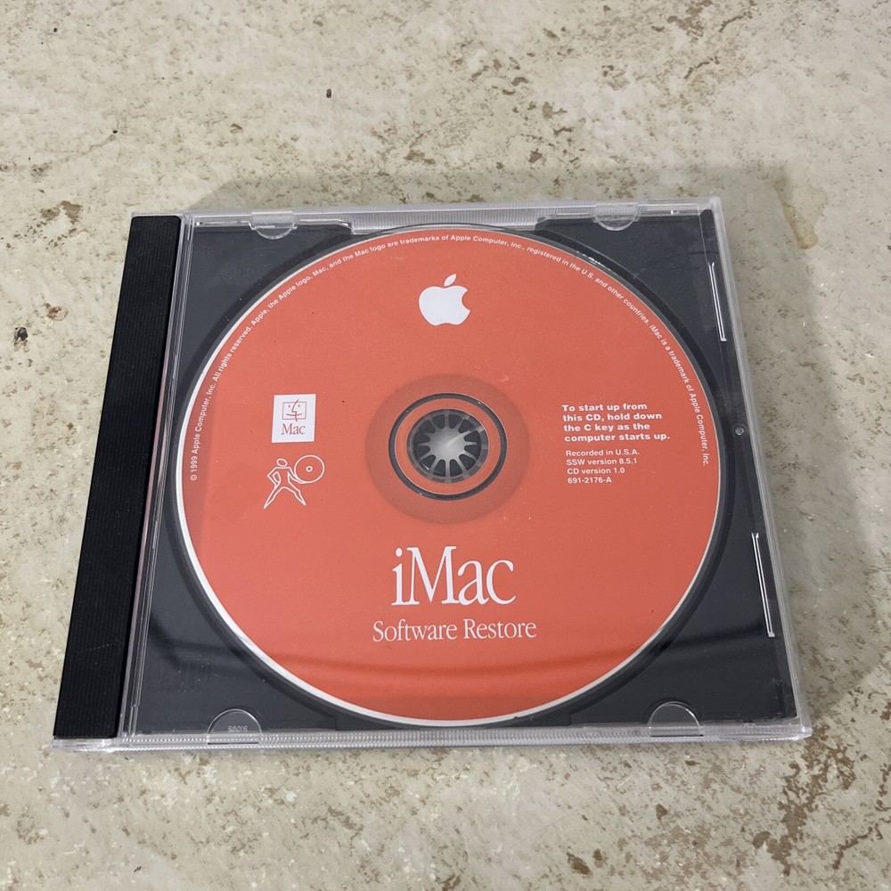 iMac System OS 8.5, v.1 Software Install CD