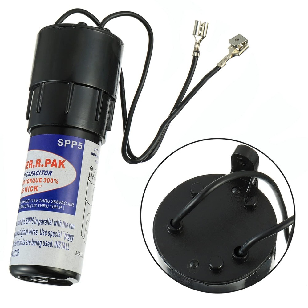 Spp5 Hard Start Capacitor Relay Replacement 115288v Ac Increases Compressor Torq