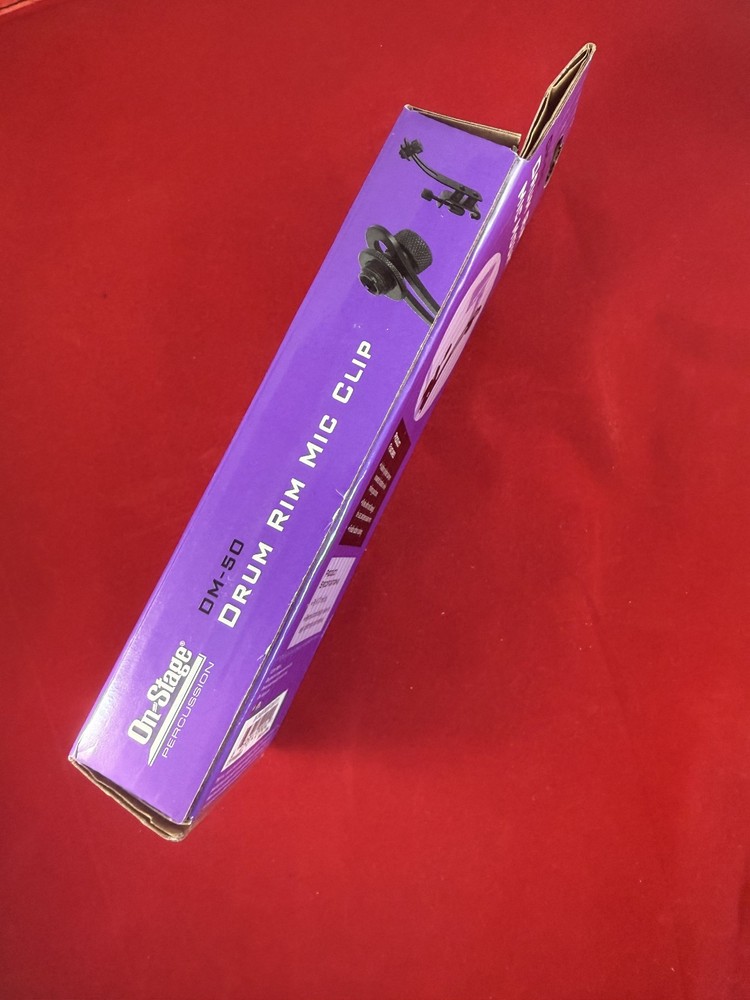On-Stage DM50 Drum Rim Mic Clip for Live or Studio