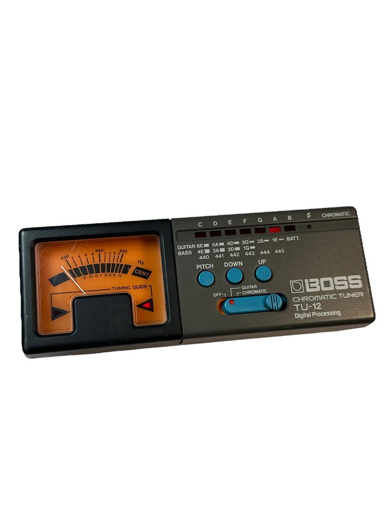 Boss Chromatic Tuner TU-12 Digital Processing Multi Instrument Tuner