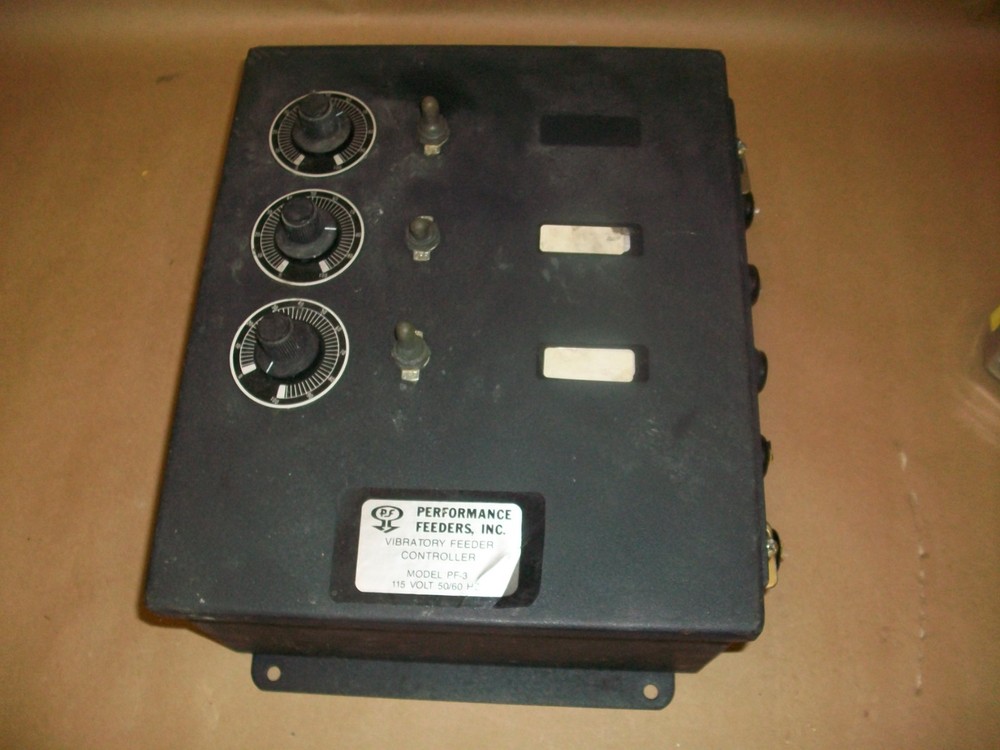 PERFORMANCE FEEDERS PF-3 FEEDER CONTROL PANEL USED FREE SHIPPING