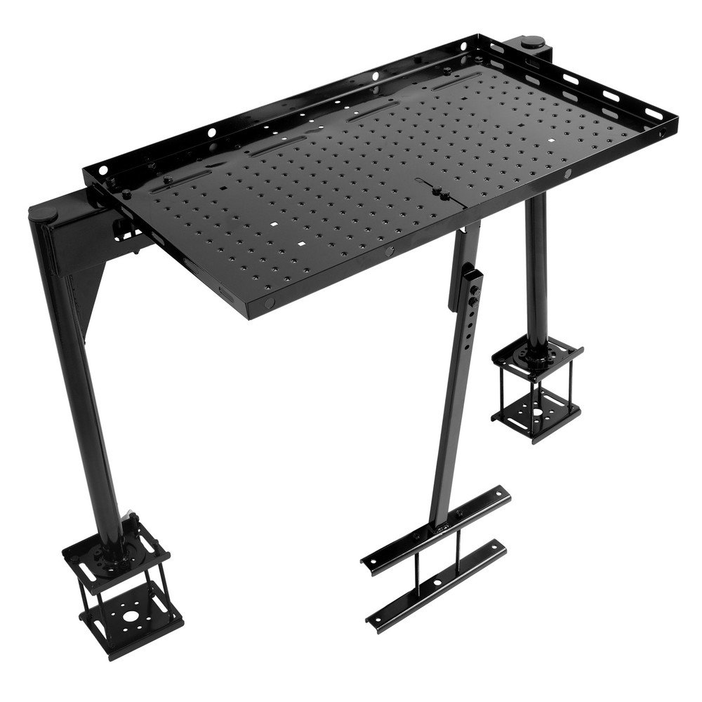 300LBS Trailer Tray Cargo Carrier Rack Travel Storage Mount RV Generator Mount