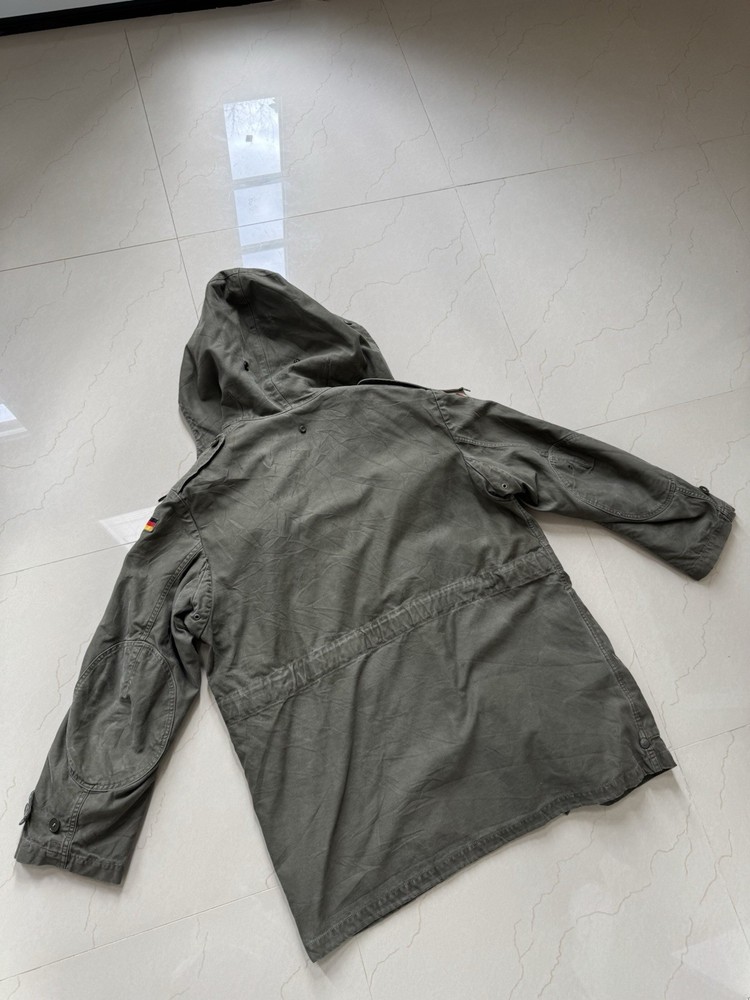 German Army Olive Drab Lined Parka Vtg 70s