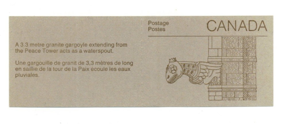 Canada - Booklet BK88a - 1985 - Gargoyle
