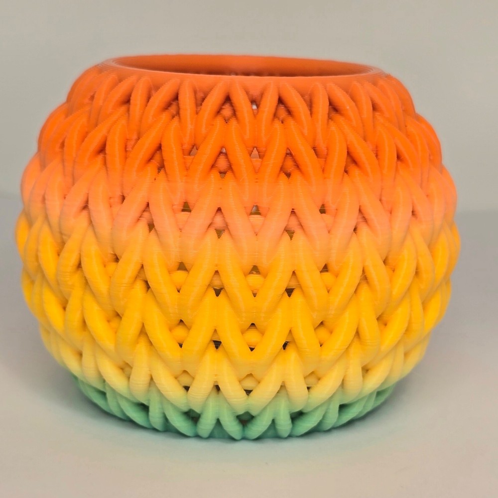 4 Piece Boho 3d Printed Vanity Set