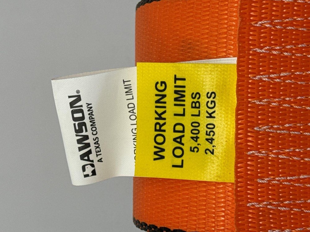 4"X27' Heavy Duty Winch Strap with Chain Hook 2 Pack