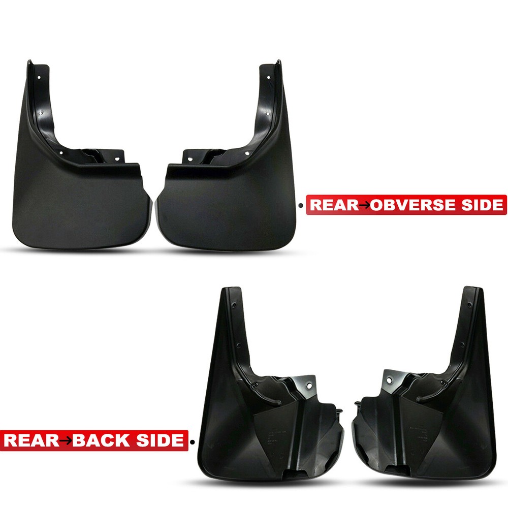 4Pcs Front Rear Splash Guards Mud Flaps Mudguards For Ford Explorer 2011-2018