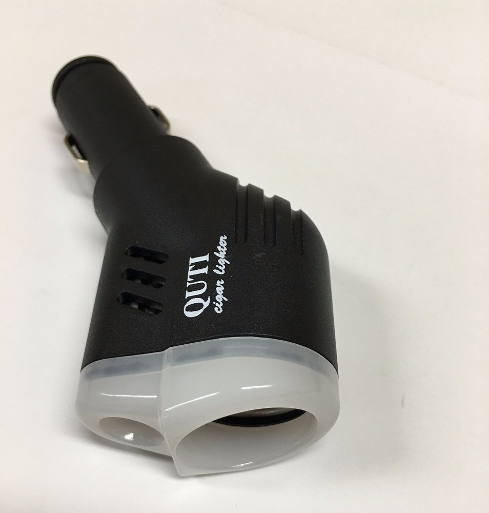 ILLUMINATED WHITE LIGHT CAR SOCKET POWER CHARGER ADAPTER CIGARETTE LIGHTER FW049