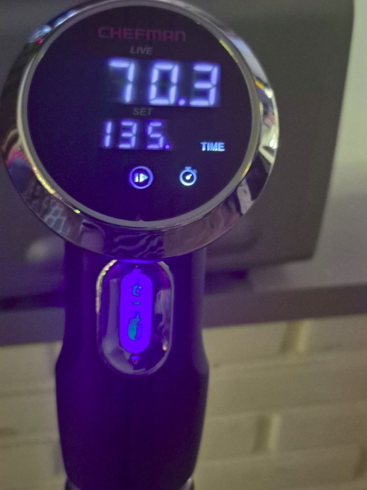 CHEFMAN RJ39 BLACK SOUS VIDE PRECISION COOKER - IMMERSION CIRCULATOR DIGITAL