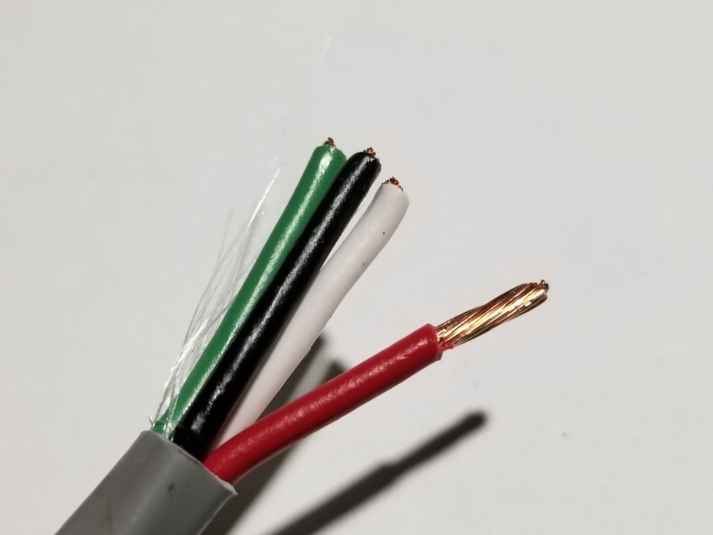 Carol E1054S 14/4C Media/Communication/Security/Control Cable Riser Gray /50ft