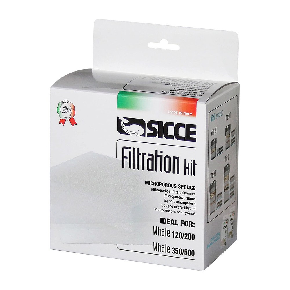 SICCE REPLACEMENT SPONGES FOR WHALE FILTER MODEL 120 and 200  - 2 PER PACK