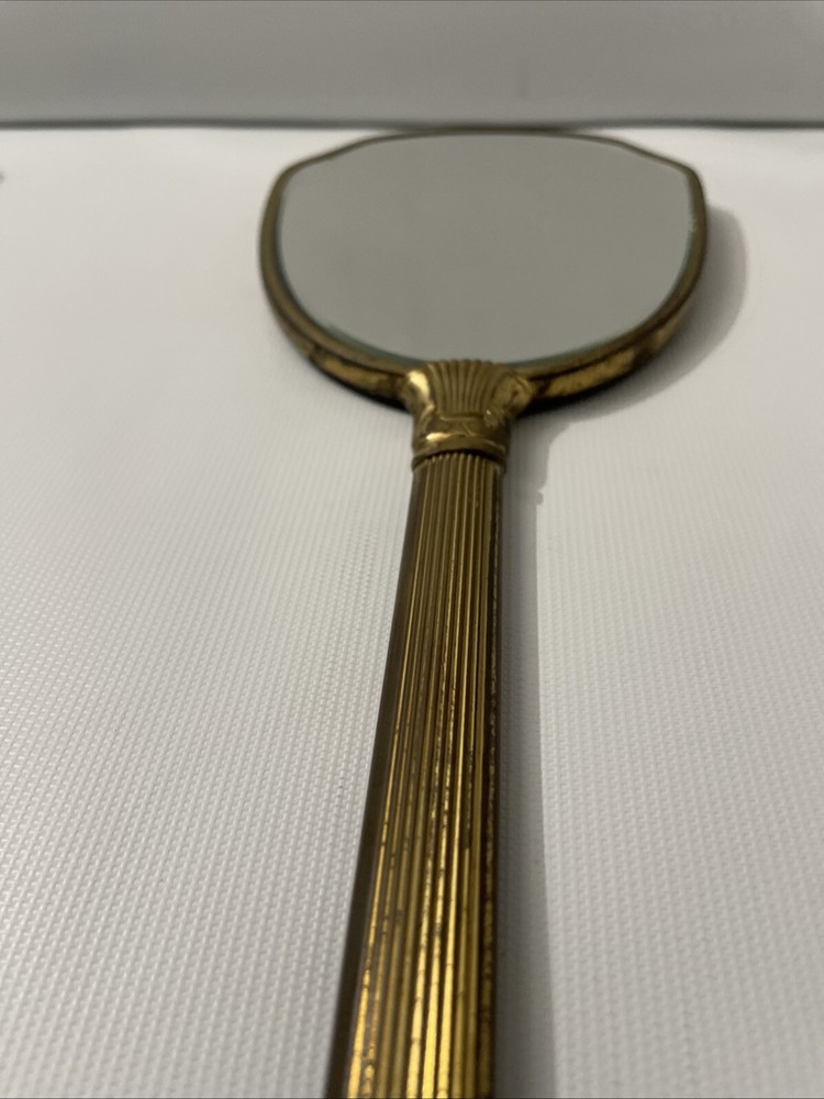 Antique Handheld Vanity Mirror