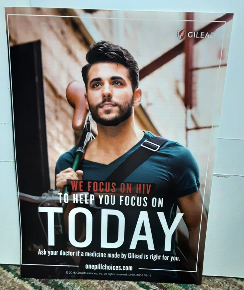 2017 Gilead Focus On HIV Original Print ad Advertisement