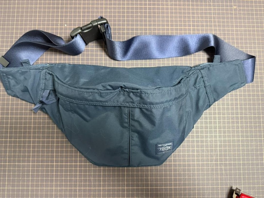 PORTER × LOWERCASE body bag navy