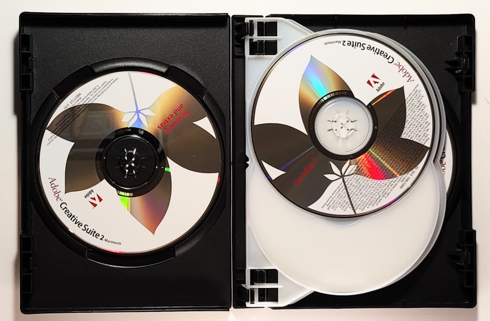 Adobe Creative Suite 2 Premium CS2 Mac DVD Set with Serial Code