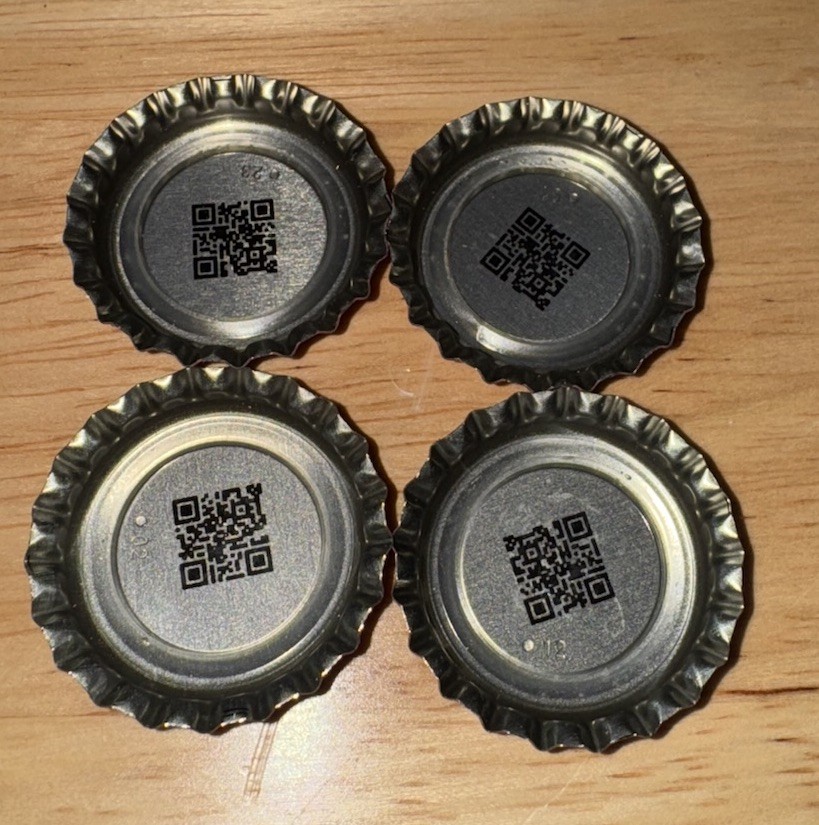 Fallout Nuka Cola Bottle Cap Red 4 Pieces Bundle