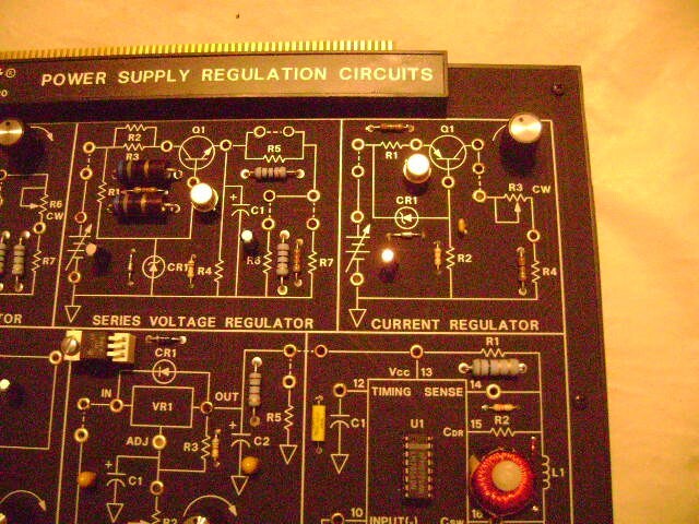 LabVolt 91009-20 Power Supply Regulation Circuits Electronics Educational Board