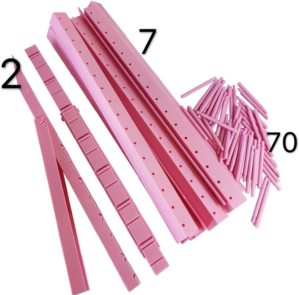 PeavyTailor 70 Spool Thread Holder Thread Rack Spool Stand for Sewing (White)