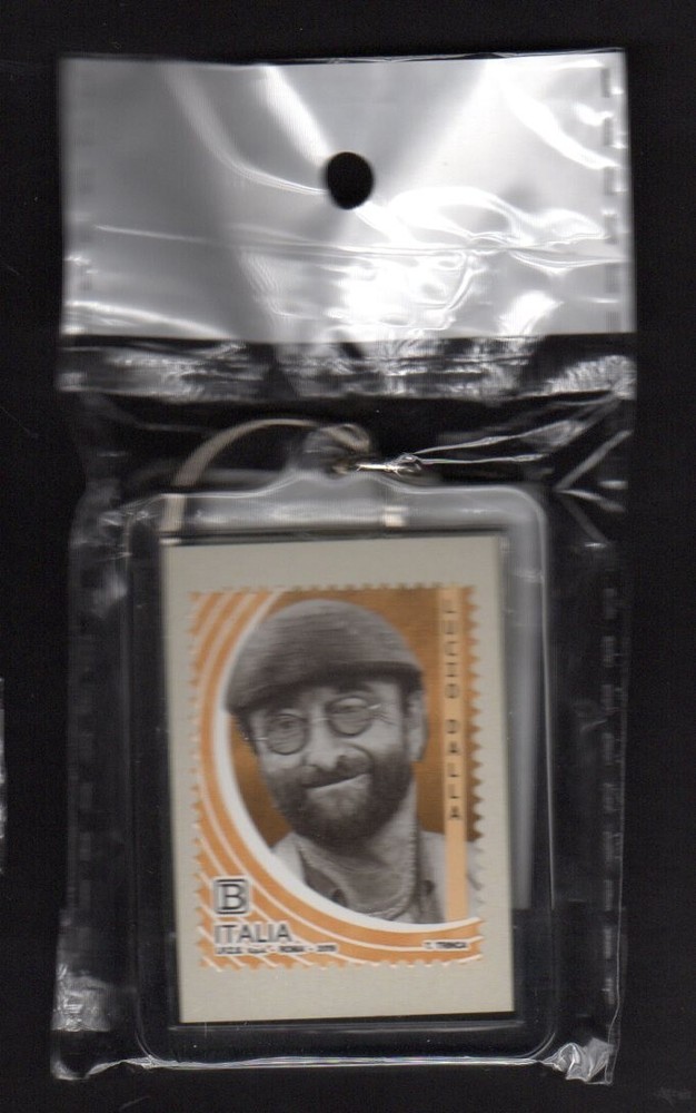 Lucio Dalla keychain: original, made by Poste Italiane