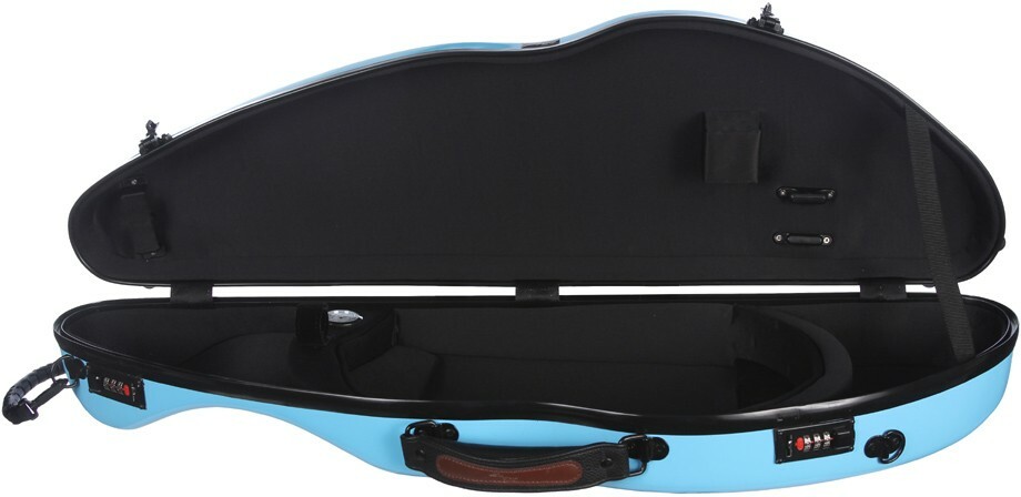 Fiberglass violin case SafeFlight 4/4 M-case Blue Light