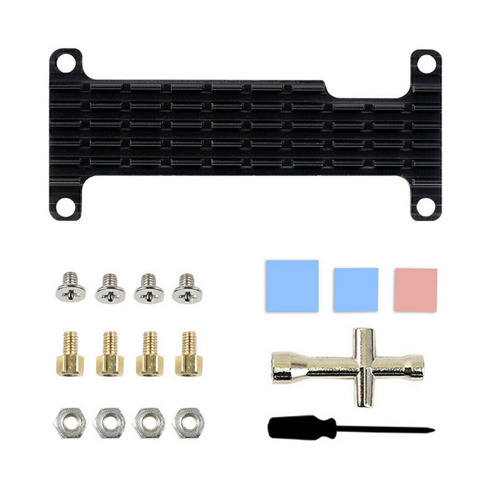 New Dedicated Aluminum Heatsink for Raspberry Pi Zero Series Zero Black