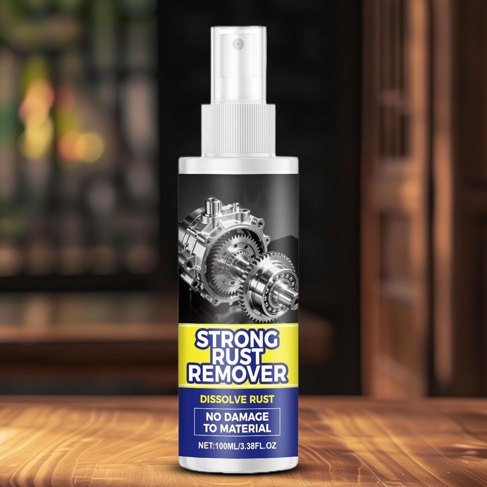 Universal Rust Remover Spray for Car Wheels Metal Surface Decontamination