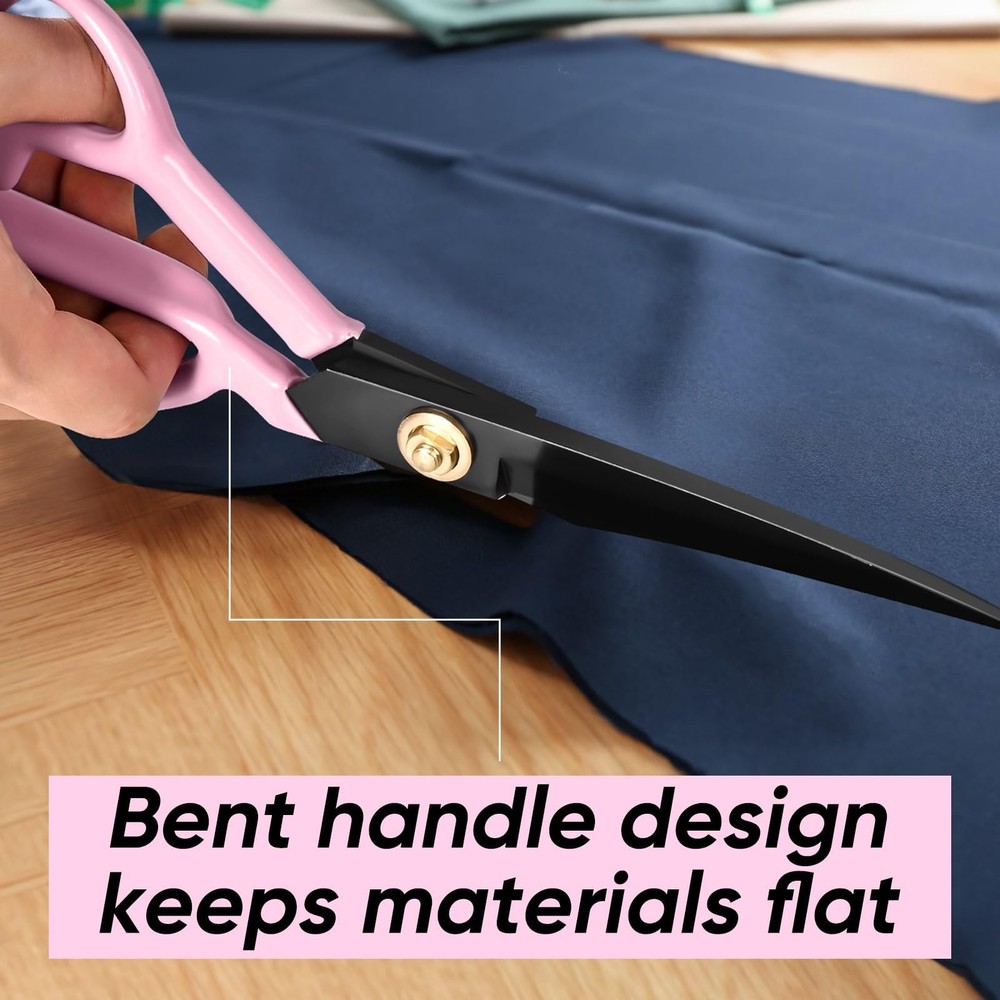 Professional Tailor Scissors Heavy Duty - Multi-Purpose Sewing Fabric Scissor...