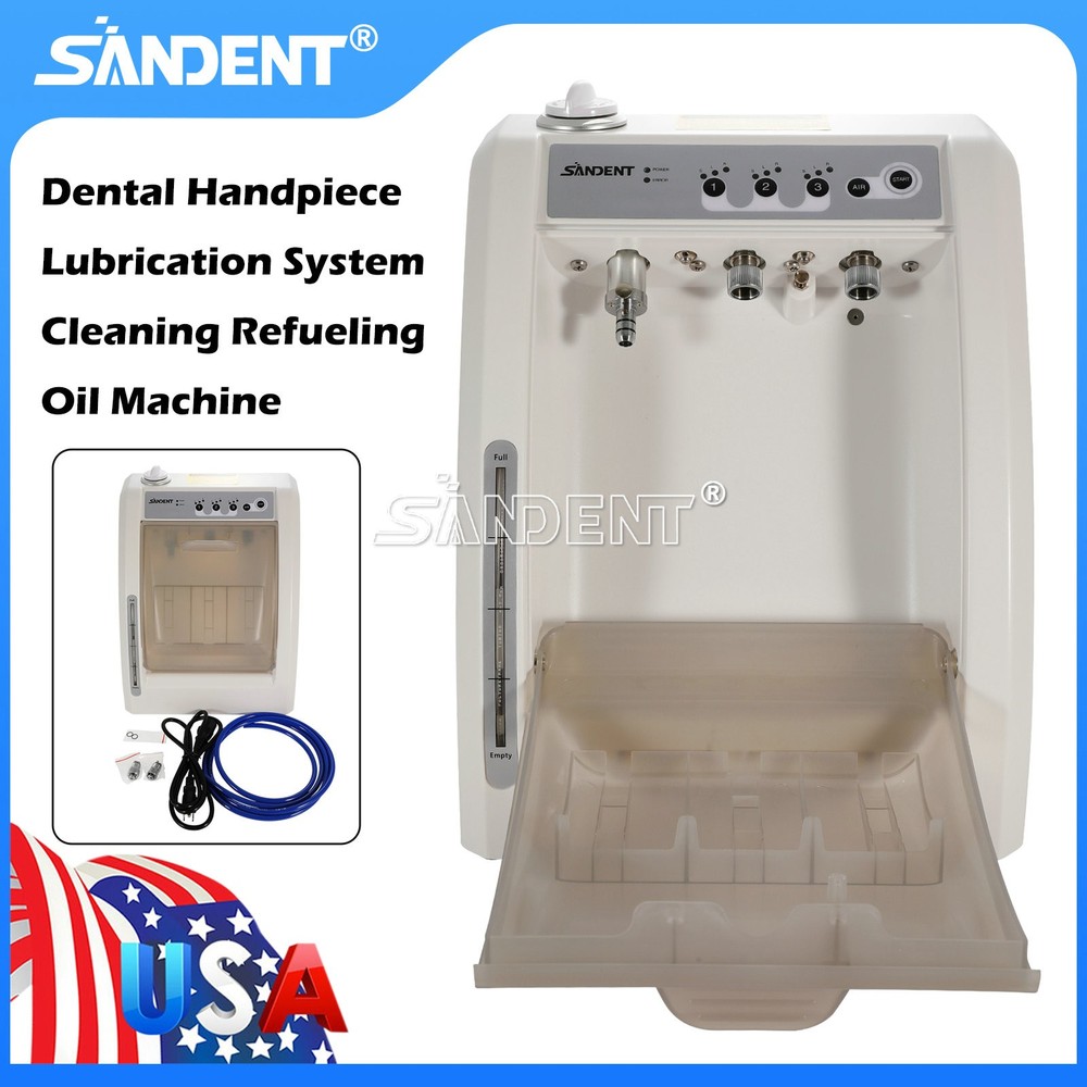 Dental Automatic Handpiece Maintenance Lubrication System Oiling Cleaner Machine