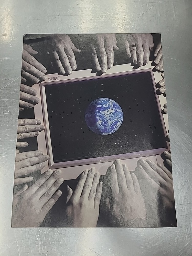 NEC Earth Computer Print Ad 1996 8x11