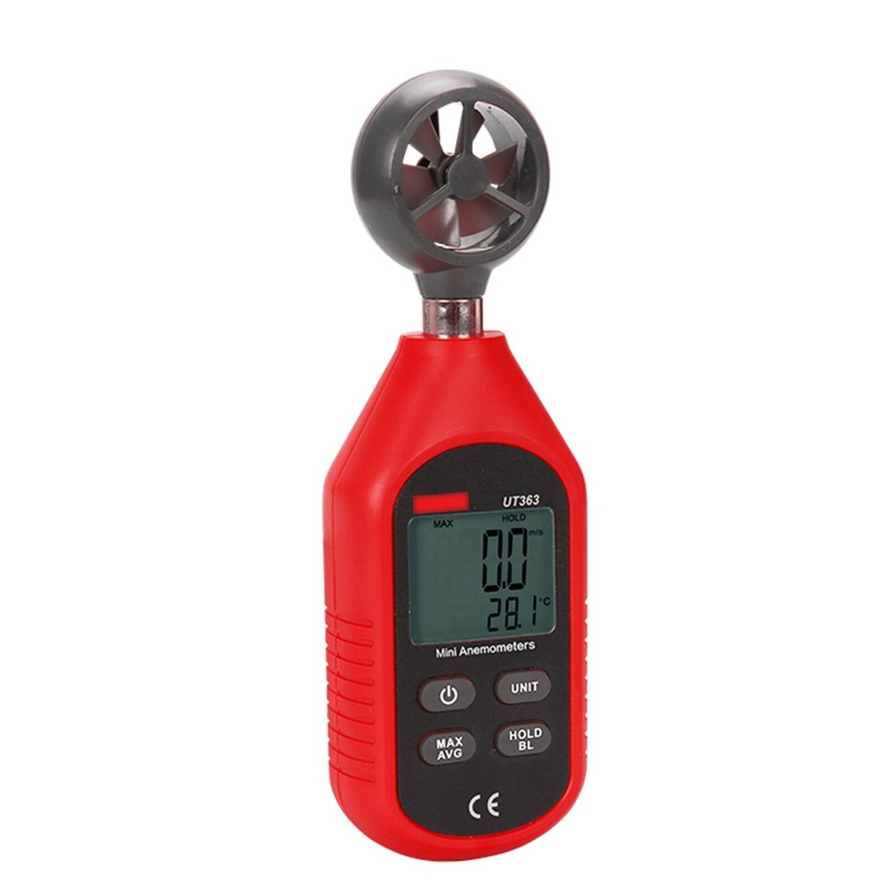 Precision Measure Wind Speeds Handheld Digital LCD Anemometer Backlight Display