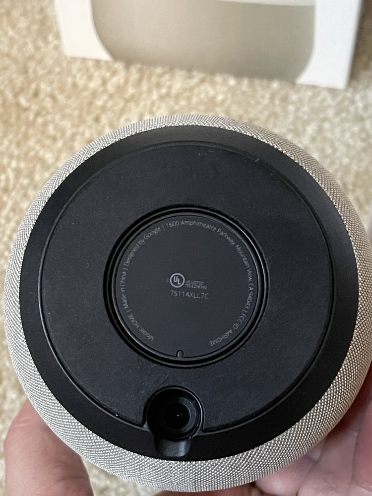 Google Home Assistant Smart Speaker (1st Gen) – White/Gray