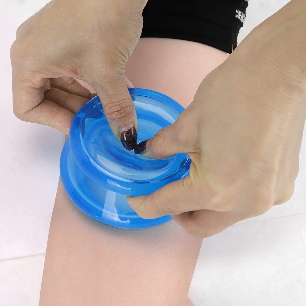 Silicone Cupping Therapy Set, Professional Studio and Home Cupping Set Massag...