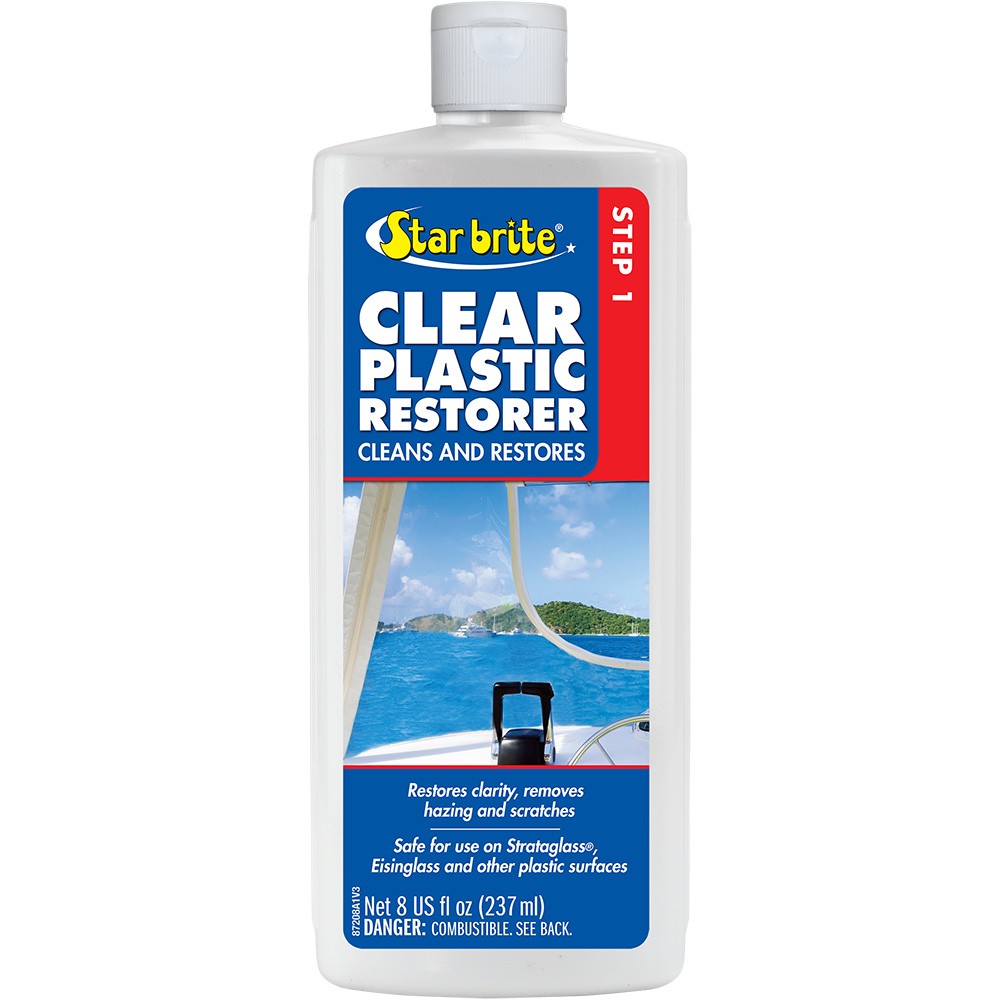 Star Brite Clear Plastic Restorer - Step 1 - 8 Oz  87208