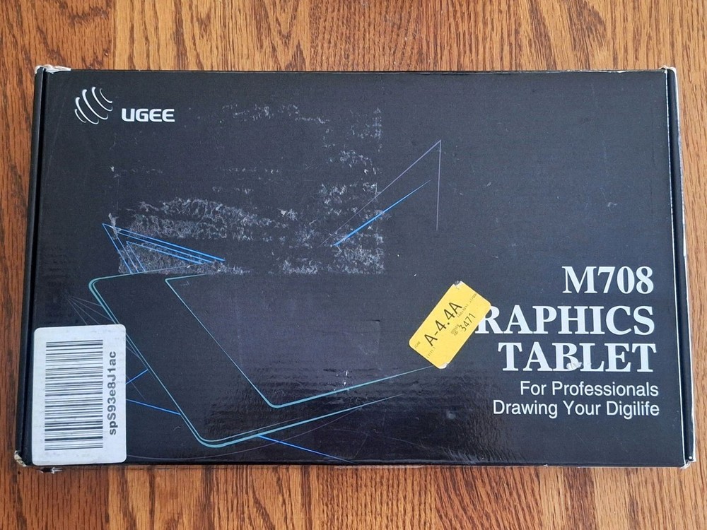 UGEE M708 Graphics Tablet USB with Pen, Glove, USB Cable for Drawing