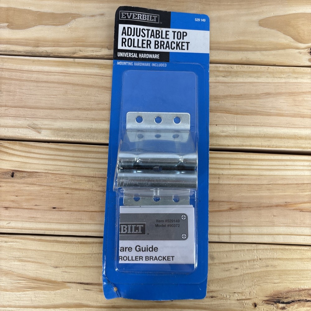 Everbilt Adjustable Top Roller Bracket  Universal Garage Door