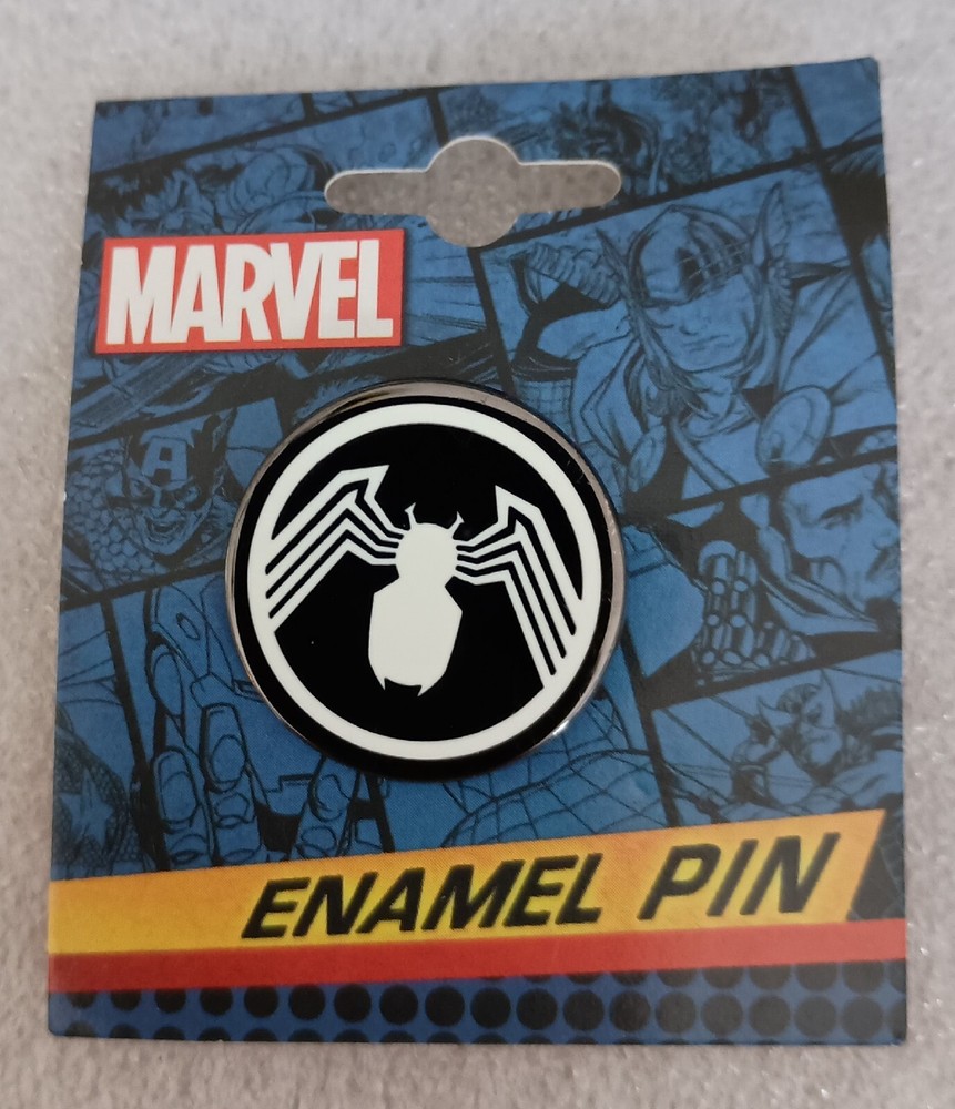 Marvel Comics Venom Logo Enamel Lapel Hat Pin New NOS MOC 2017